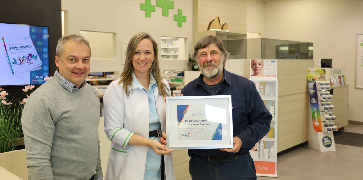 Bon coup d’avril : Pharmacie Familiprix Chantale Gaboury