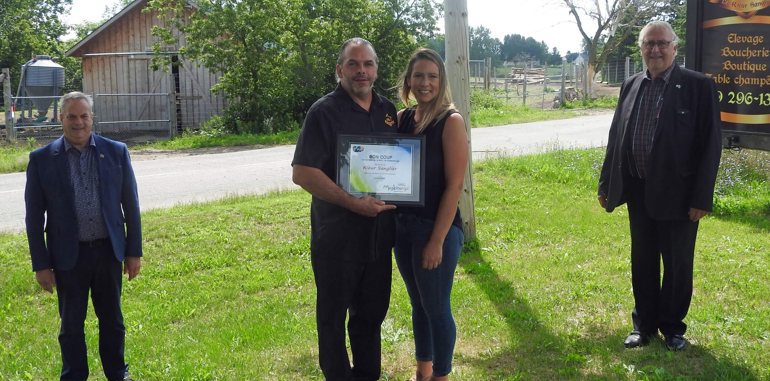 Le Bon coup de juillet est décerné au Rieur Sanglier de Yamachiche