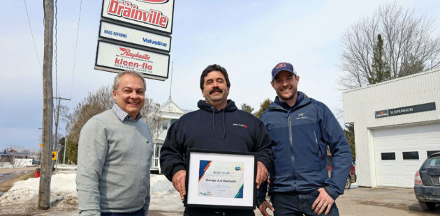 Le Garage A.S Drainville reçoit le bon coup de mars