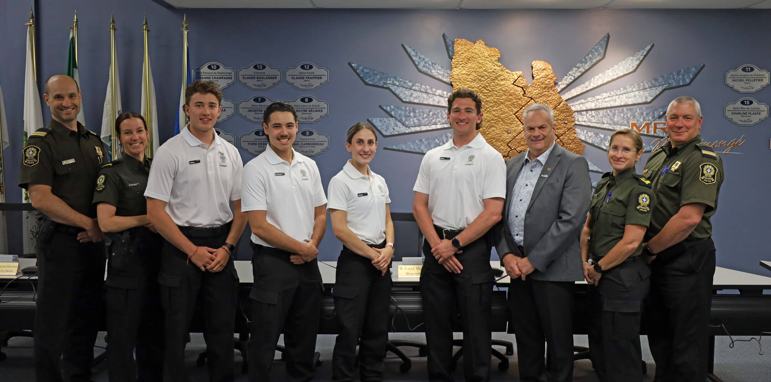 Retour des cadets de la Sûreté du Québec | MRC de Maskinongé