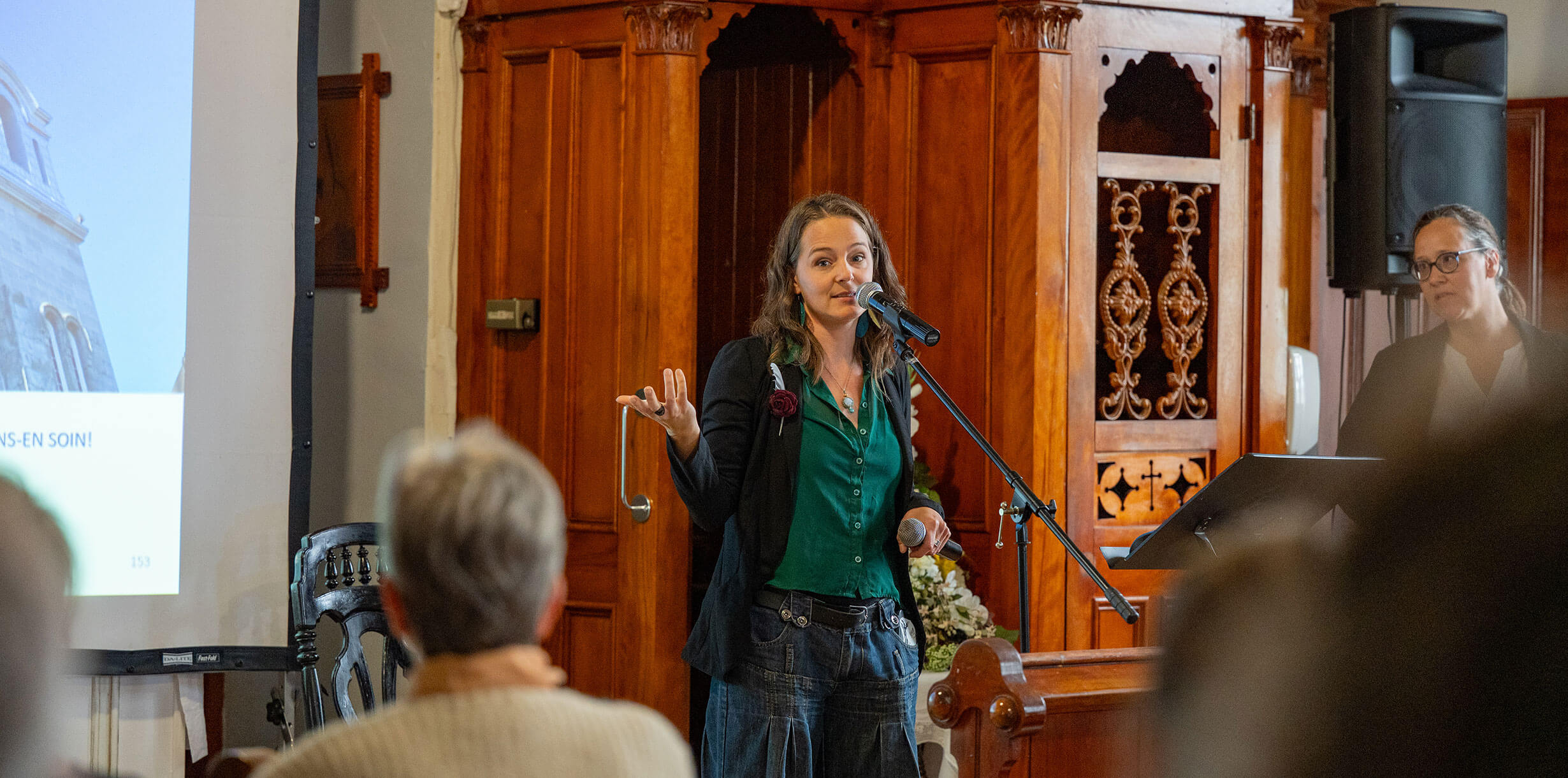 Conférence Rêvons nos églises : une réflexion collective pour réinventer nos lieux de culte. Chapelle de l’église de Saint-Léon-le-Grand, 29 mai 2025.