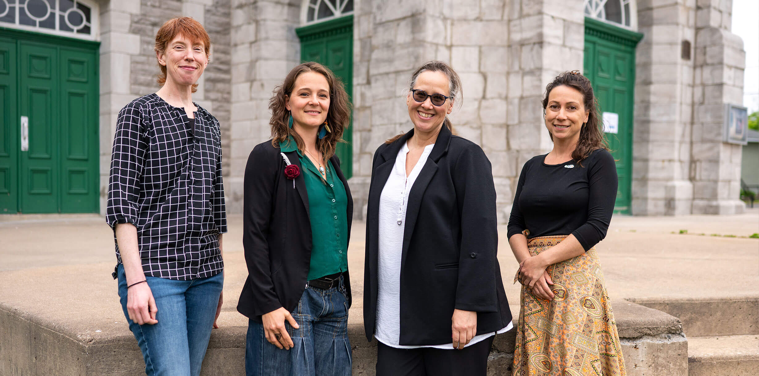 Isabelle Lortie, Stéphanie Ribeyreix, Marie-Josée Deschênes et Charline Gauthier.