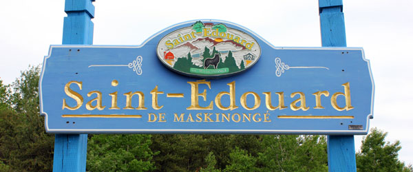 Saint-Édouard-de-Maskinongé : Enseigne
