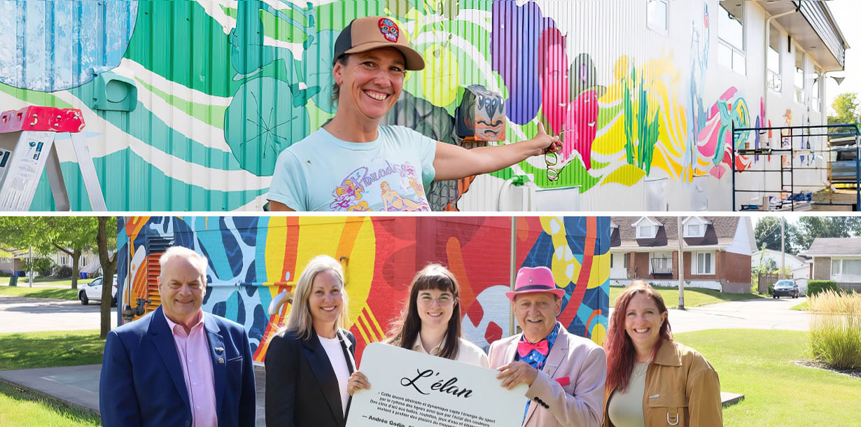 Murales extérieures : deux nouvelles œuvres à découvrir! Murales artistiques 2025